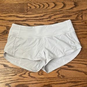 White lulu shorts